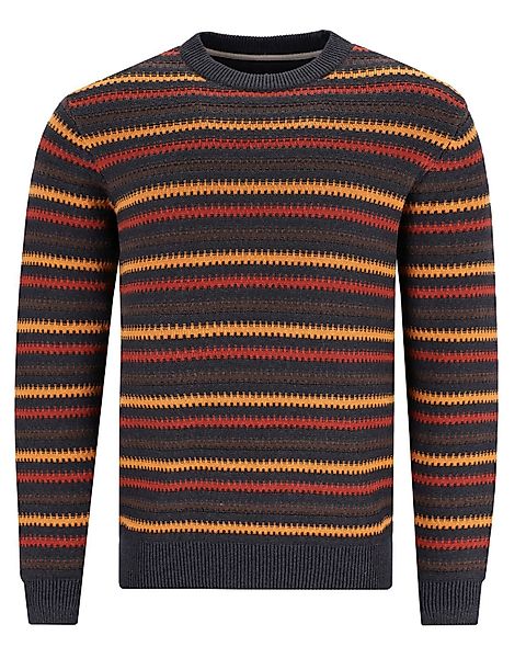 Hajo Rundhalspullover Rundhalspullover mit Jacquardstruktur günstig online kaufen