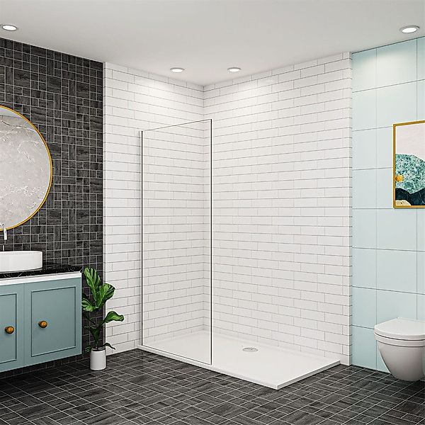 Duschparadies Duschwand 8mm EasyClean Klarglas ESG günstig online kaufen