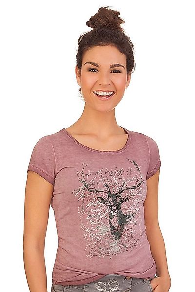 MarJo Trachtenshirt Trachtenshirt Damen - MICHAELA - mauve günstig online kaufen