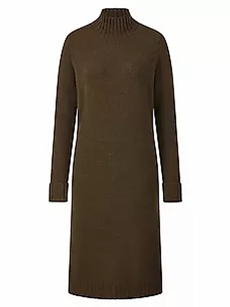 Strickkleid Stehkragen include grün günstig online kaufen