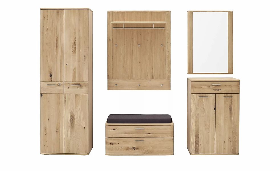 Garderobenpaneel  Melle ¦ holzfarben ¦ Holzwerkstoff,Massivholz ¦ Maße (cm) günstig online kaufen
