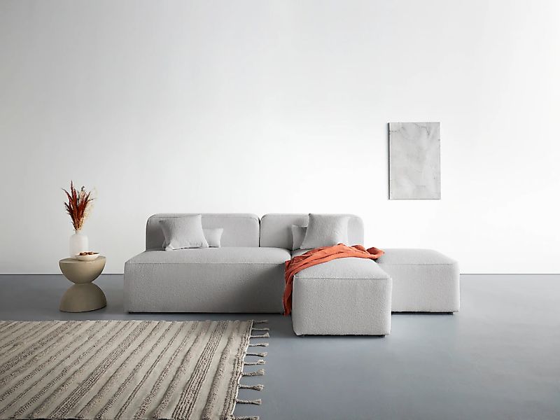 Home affaire Ecksofa "Sundstrup L-Form" Modulserie, individuelle Zusammenst günstig online kaufen
