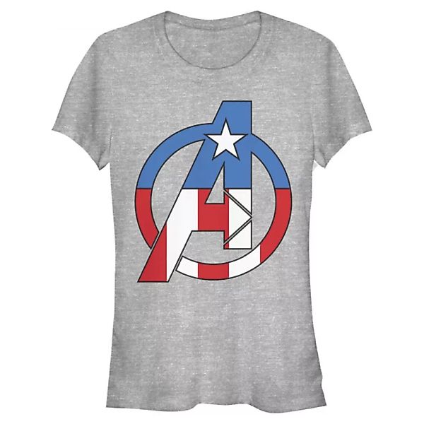 Marvel - Logo Avenger Captian America - Frauen T-Shirt günstig online kaufen