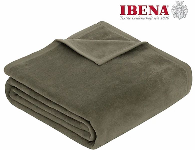Wohndecke Luxus, IBENA, verschiedene Größen, unifarbenes günstig online kaufen