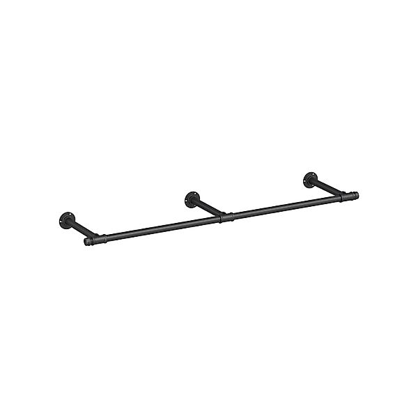 Songmics Kleiderständer Wandmontage 30,4 cm x 170 cm x 7 cm Schwarz günstig online kaufen
