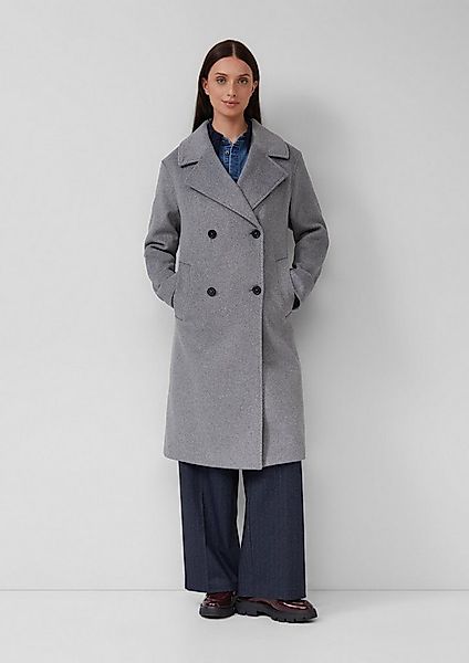 s.Oliver Wintermantel Outdoor-Mantel Doppelreihiger Mantel mit Reverskragen günstig online kaufen