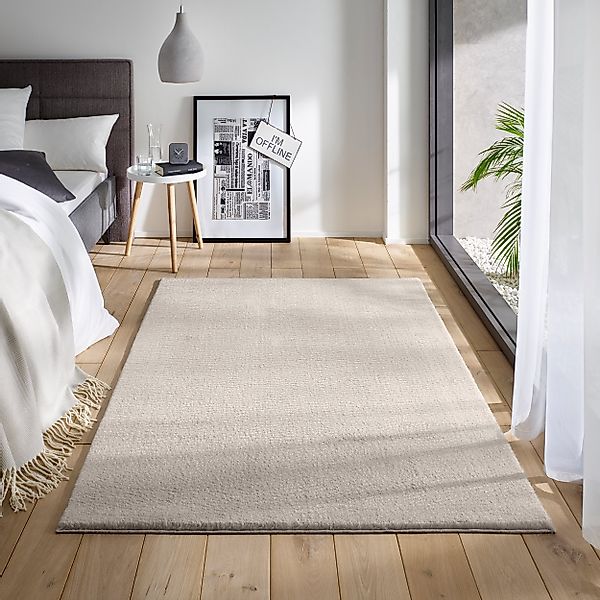 TaCa Home Teppich Waschbarer Kurzflor-Teppich, rechteckig, Höhe: 19 mm, Woh günstig online kaufen