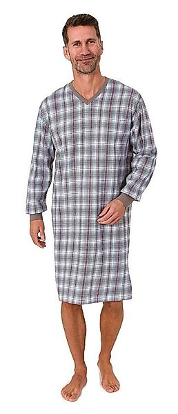 Normann Pyjama Normann Herren langarm Nachthemd mit Bündchen – auch in Über günstig online kaufen