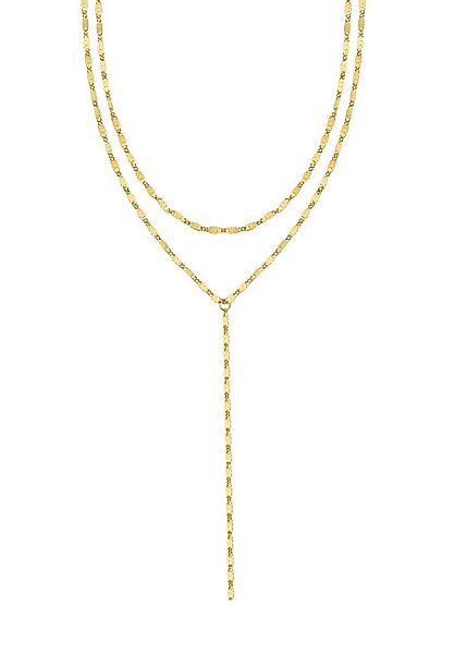 Hey Happiness Y-Kette mit Plättchen, Wasserfeste Edelstahl Lasso Halskette, günstig online kaufen