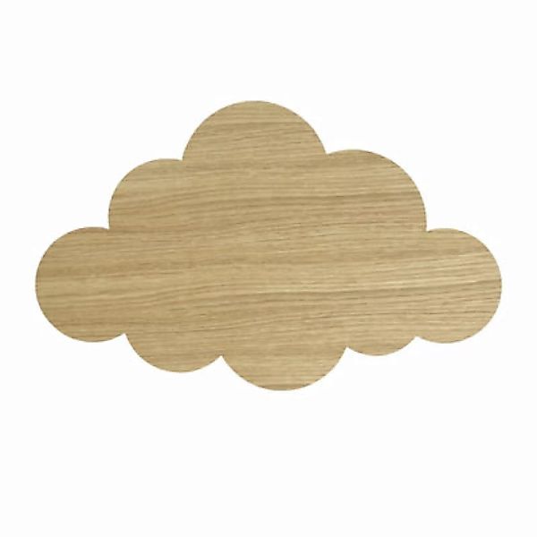 Wandleuchte mit Stromkabel Cloud holz natur / Eiche - Ferm Living - Holz na günstig online kaufen