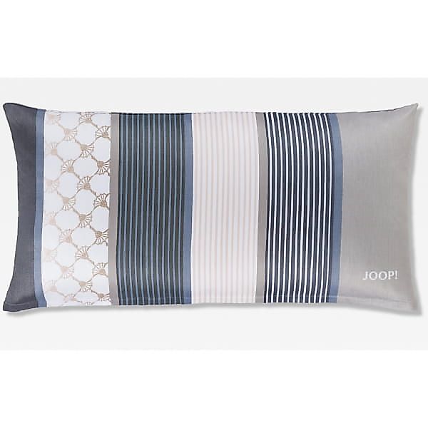 JOOP Bettwäsche Cornflower Stripes 4069 - Farbe: Deep Coal - 09 - Kissen 40 günstig online kaufen