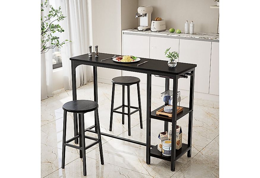 Bealife Essgruppe Esstisch mit 2 Stühlen, Küchentisch für Küche,Esszimmer günstig online kaufen