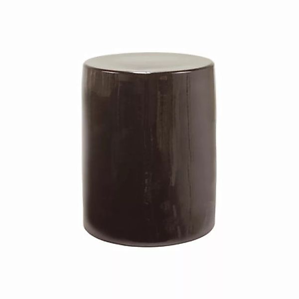 Beistelltisch Pawn keramik braun / Hocker - Ø 37 x H 46 cm - Serax - Braun günstig online kaufen