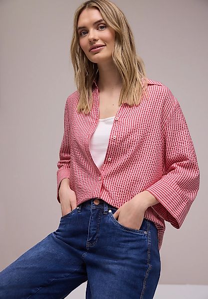 STREET ONE Hemdbluse mit 3/4 Ärmeln günstig online kaufen