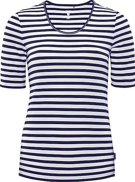 SCHNEIDER Sportswear Kurzarmshirt DESYW-SHIRT WEIß/DUNKELBLAU günstig online kaufen