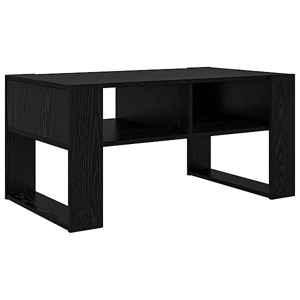 vidaXL Couchtisch Schwarz Eichen-Optik 92 x 53 x 45 cm Holzwerkstoff 800009 günstig online kaufen