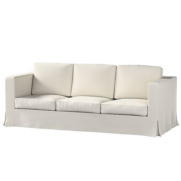 Bezug für Karlanda 3-Sitzer Sofa nicht ausklappbar, lang, hellgrau , Bezug günstig online kaufen