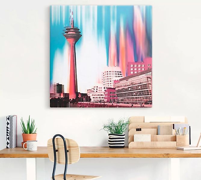 Artland Leinwandbild "Düsseldorf Skyline Collage I", Deutschland, (1 St.) günstig online kaufen