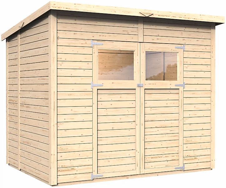 KONIFERA Gartenhaus "Amrum 3 aus naturbelassenem Fichtenholz", inklusive Fu günstig online kaufen