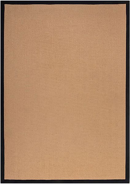 FLAIR RUGS Teppich "Kira mit Fischgrätmuster, aus Jute" rechteckig 3 mm Höh günstig online kaufen