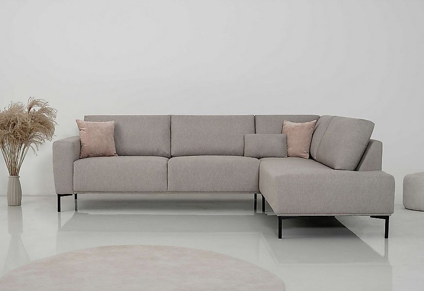 andas Ecksofa Melby, 2 Teile, Breite 275 cm, in einem weichen Struktur Stof günstig online kaufen