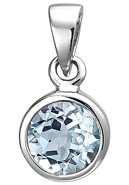 JOBO Kettenanhänger Anhänger mit Blautopas, 925 Silber günstig online kaufen