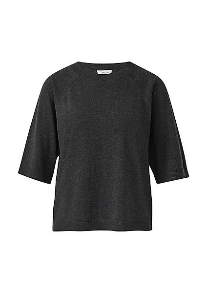 s.Oliver Kurzarmpullover Strickpullover Leichter Kurzarm-Strickpullover günstig online kaufen