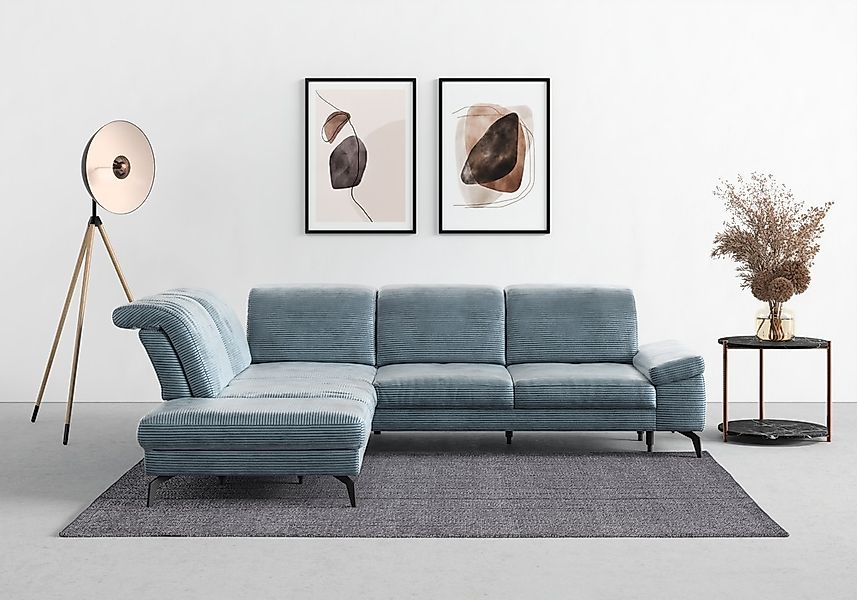 sit&more Ecksofa "Cabana L-Form", Ottomane, wahlweise mit Sitztiefen-,Armle günstig online kaufen