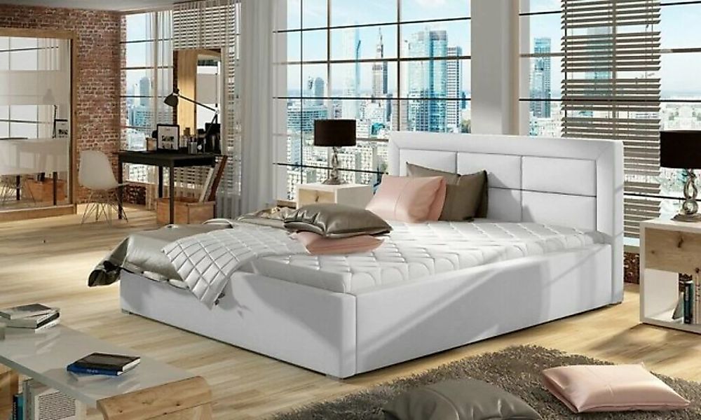 JVmoebel Bett, Designer Bett Schlafzimmer Betten Textil Hotel Luxus Polster günstig online kaufen