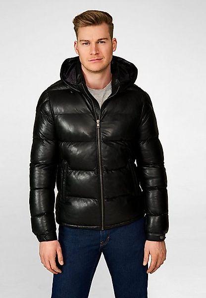 RICANO Lederjacke Vince Leder-Steppjacke aus Lamm-Nappa-Leder günstig online kaufen