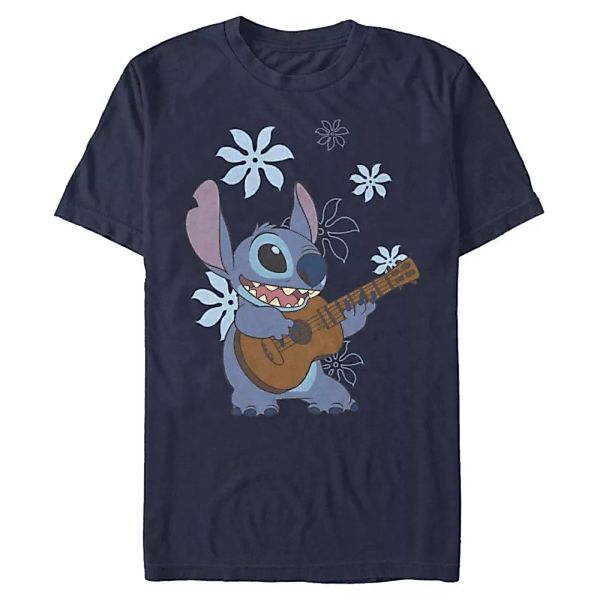 Disney Classics - Lilo & Stitch - Stitch Flowers - Männer T-Shirt günstig online kaufen