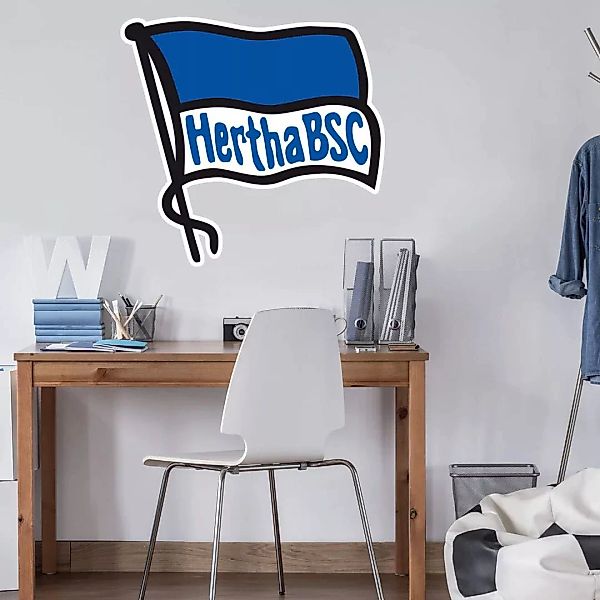 Wall-Art Wandtattoo "Hertha BSC Logo Fahne", (1 St.) günstig online kaufen