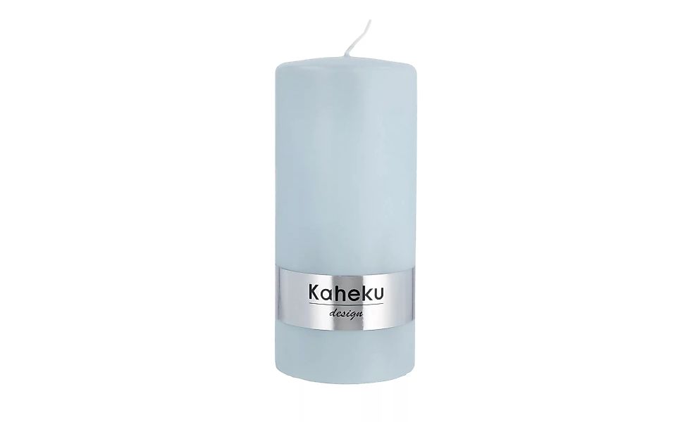 Zylinderkerze Powder - blau - 15 cm - Dekoration > Kerzen & Lichter - Möbel günstig online kaufen
