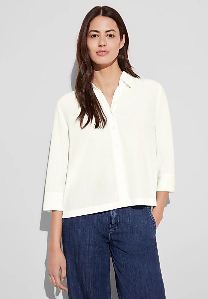 STREET ONE Hemdbluse, aus stretchigem Viskosematerial günstig online kaufen