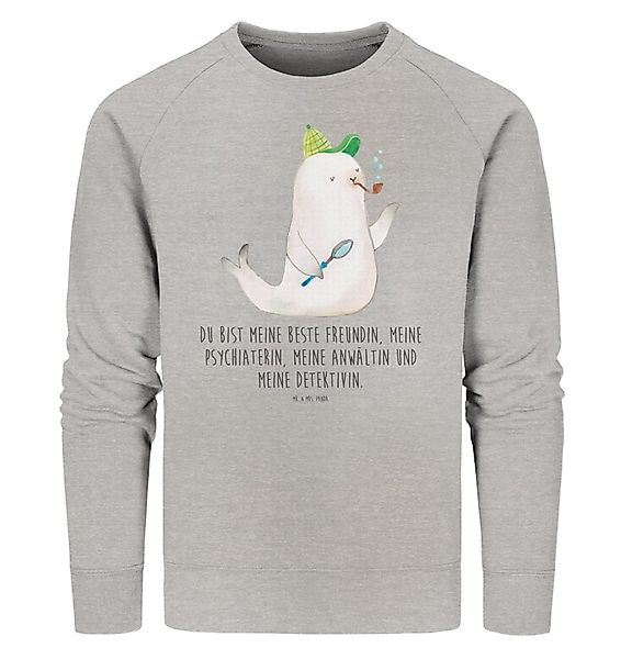 Mr. & Mrs. Panda Longpullover Robbe Sherlock Größe XXL - Heather Grey - Ges günstig online kaufen