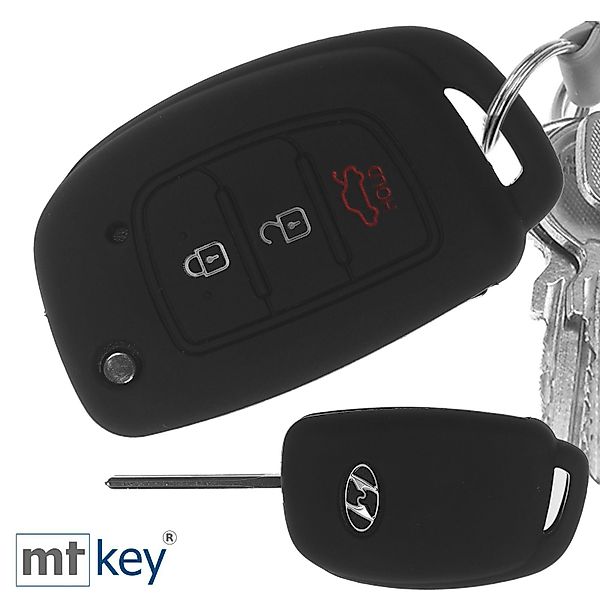 mt-key Schlüsseltasche Autoschlüssel Softcase Silikon Schutzhülle günstig online kaufen