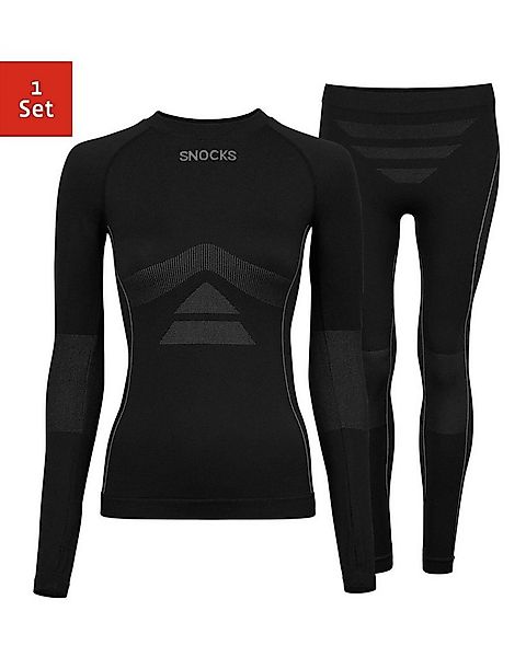 SNOCKS Funktionsunterhemd Thermo Set für Damen Thermounterwäsche (1 Set, 1- günstig online kaufen