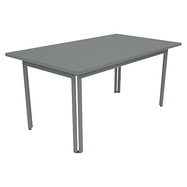 COSTA Tisch Aluminium Lapilligrau 160 x 80 cm günstig online kaufen