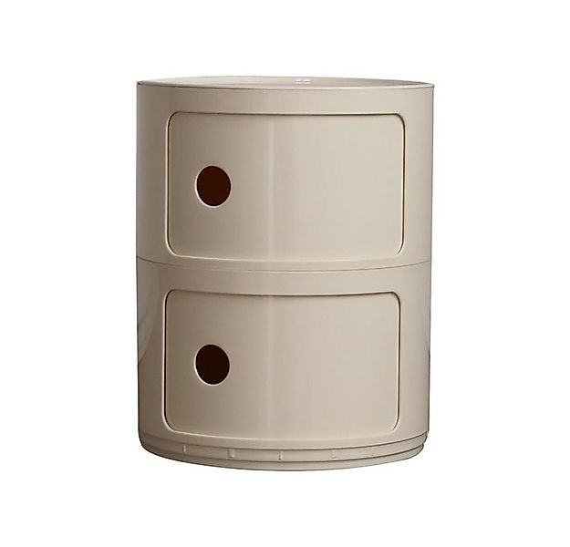 PODOFO Nachttisch Runder Nachttisch, 3 Fächer Schubladen-Organizer für Schl günstig online kaufen