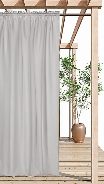 SIIN Outdoorgardine Wasserdichter Terrassenvorhang auf Band günstig online kaufen