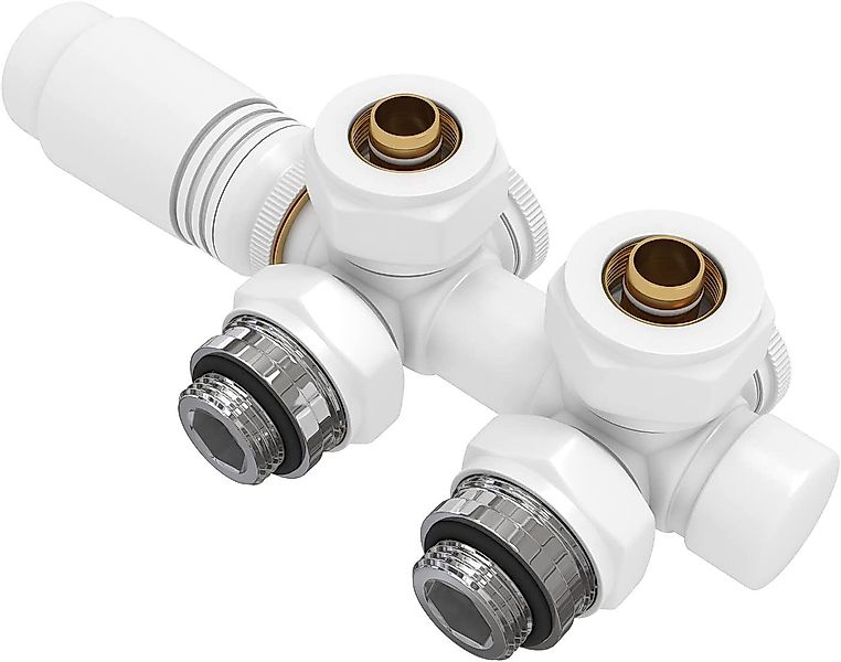 EMKE Heizkörperthermostat Anschlussarmatur Ventil mit Thermostat günstig online kaufen