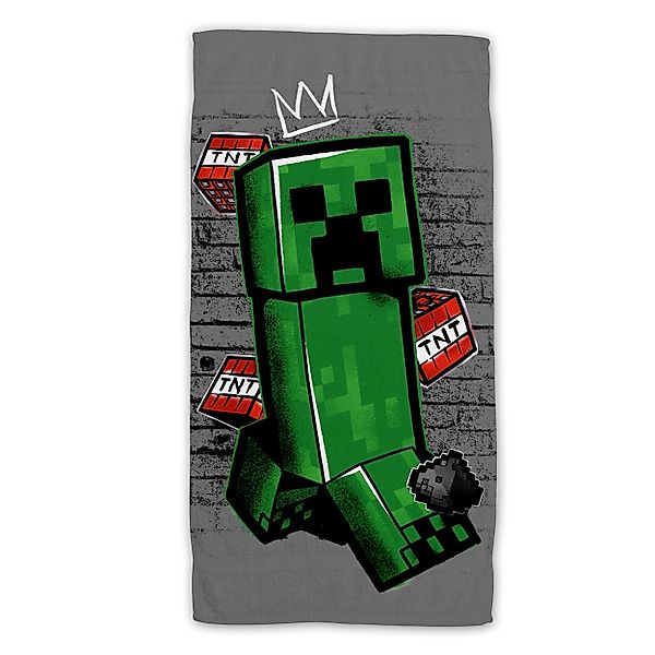 Minecraft Strandtuch Baumwolle Frottee Badetuch mit günstig online kaufen