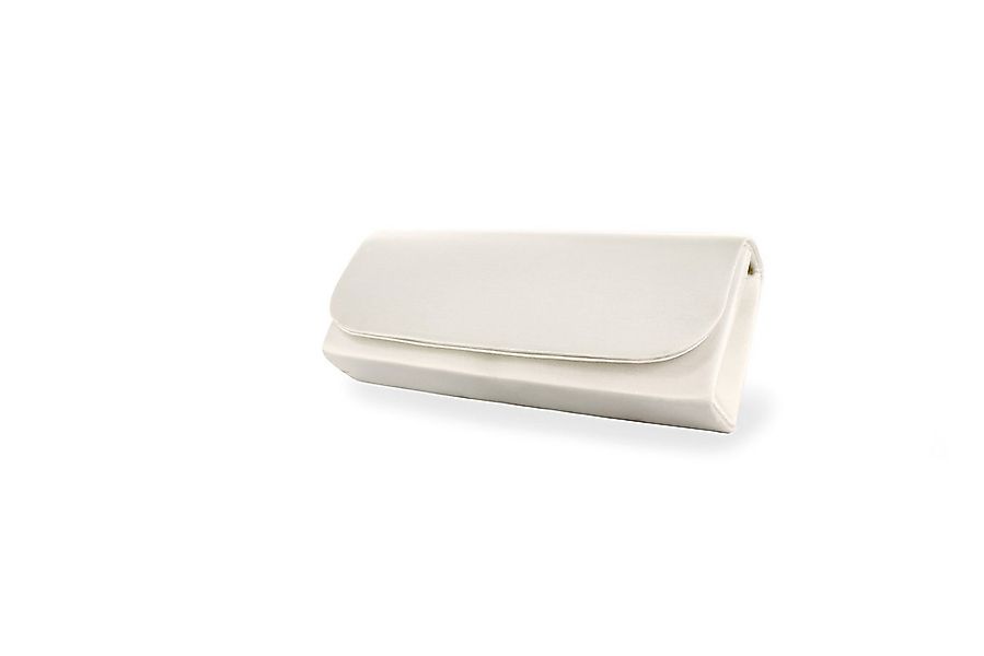 White Lady Clutch Adriana ivory Satin - einfärbbare Brauttasche günstig online kaufen