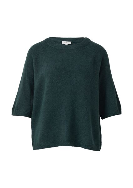 s.Oliver Kurzarmpullover Strickpullover Kurzarmpullover aus Alpakamix günstig online kaufen