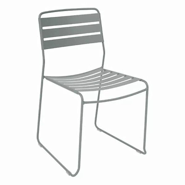 Stapelbarer Stuhl Surprising metall grau / Metall - Fermob - günstig online kaufen
