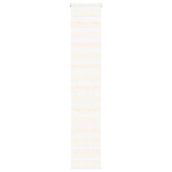 vidaXL Doppelrollo Marmorbeige 50x200 cm Stoffbreite 45,9 cm Polyester 4014 günstig online kaufen