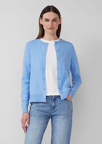 s.Oliver Cardigan Strickjacke Feinstrickcardigan aus Viskosemix günstig online kaufen