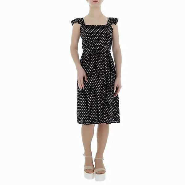 Ital-Design Sommerkleid Damen Freizeit (85941357) Rüschen Gepunktet Sommerk günstig online kaufen