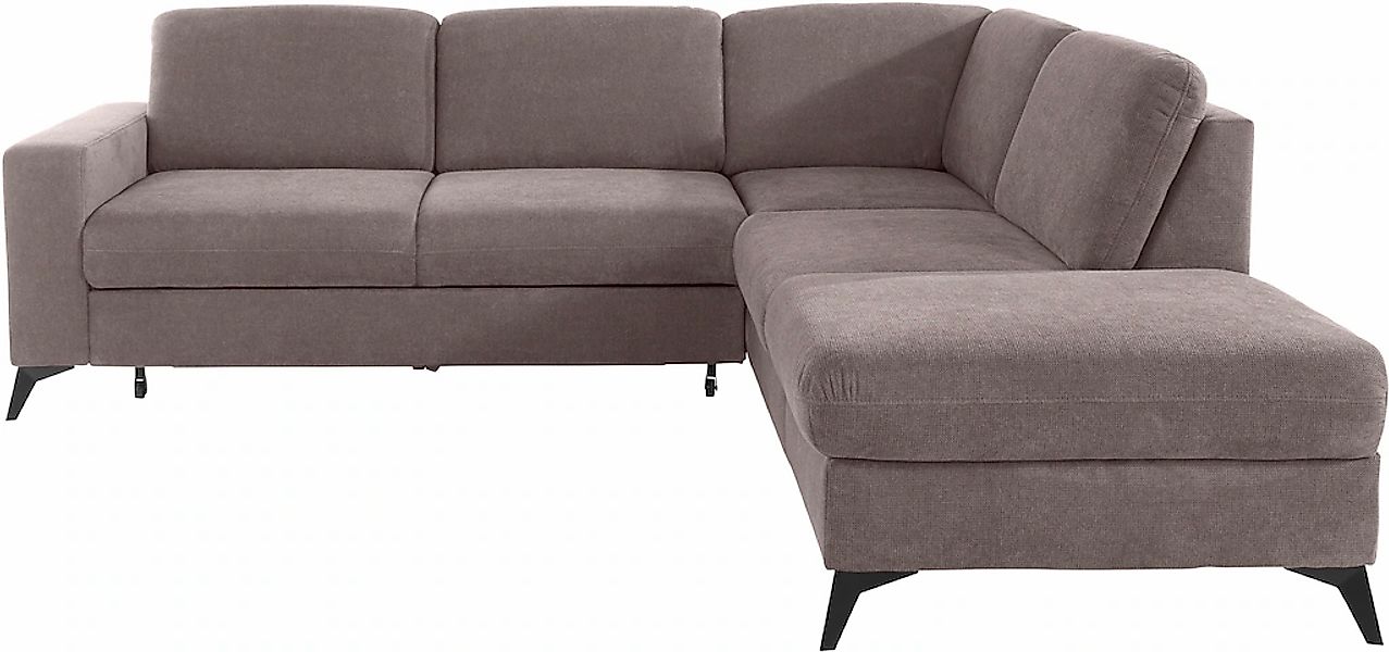 Places of Style Ecksofa "Lolland L-Form", Wahlweise mit Bettfunktion und St günstig online kaufen