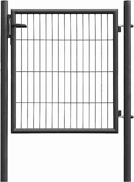 GARDEN N MORE Zauneinzeltür "Einzeltor Standard", (Set), 103 cm hoch, anthr günstig online kaufen